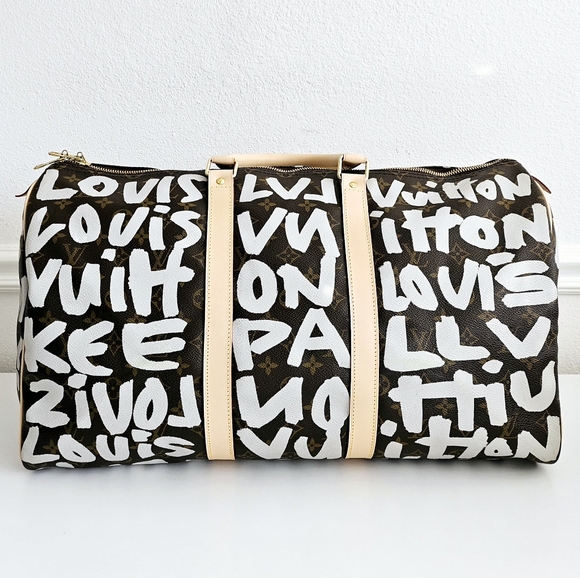 Louis Vuitton Graffiti Limited Edition Keepall 50 - Picture 2 of 12